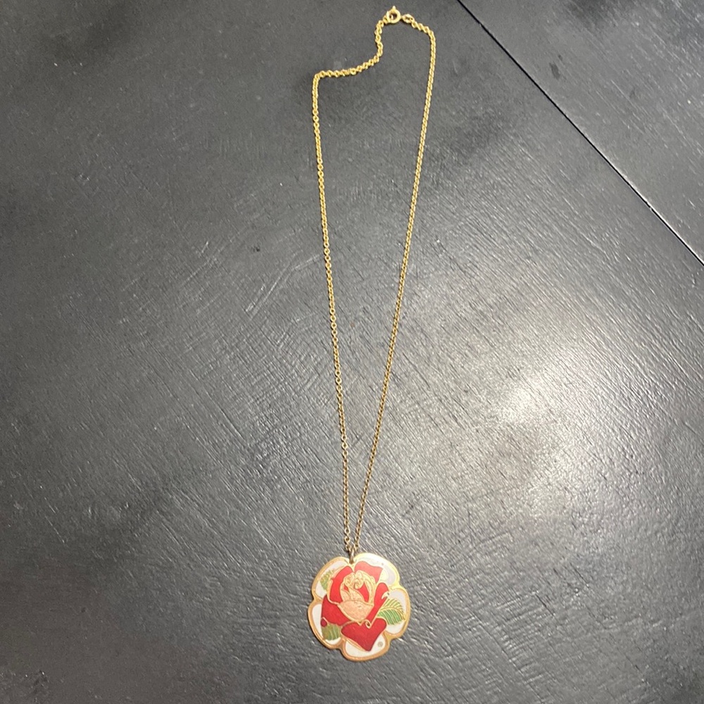 Rose necklace